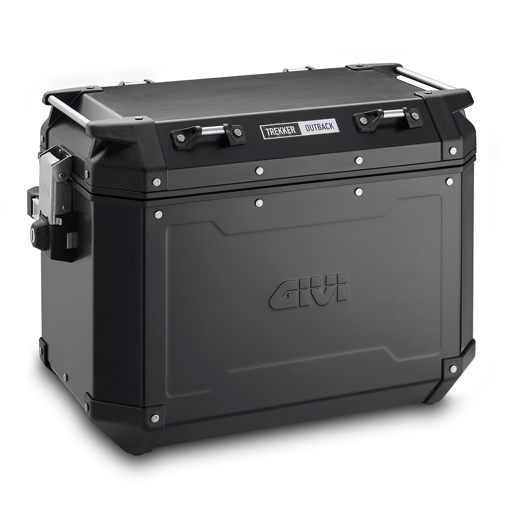 Givi - Outback squared aluminium side-cases - TREKKER OUTBACK 48 BLACK LINE