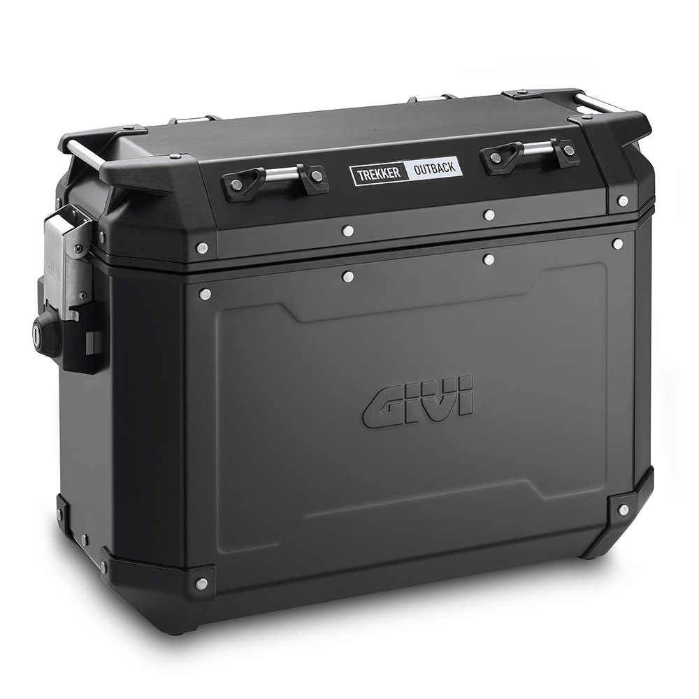Givi - Outback squared aluminium side-cases - TREKKER OUTBACK 37 BLACK LINE