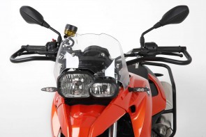 Driving school protection bar front - black for BMW F 650 GS Twin from 2008 / F 700 / F 800 GS