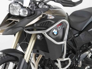 Tankguard in combination with original engine guard bar for BMW F 800 GS Adventure