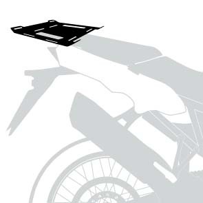 Modelspecific rear enlargement - black for BMW F 850 GS Adventure (2019-)