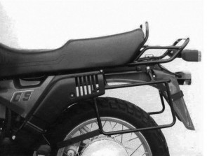 Sidecarrier permanent mounted - black for BMW R 100 GS Paris-Dakar from 1989