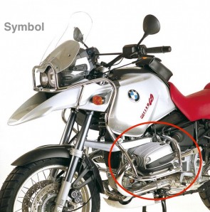 Engine protection bar - chrome for BMW R 1150 GS
