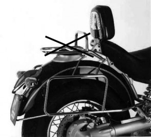 Sidecarrier permanent mounted - chrome for BMW R 850 / 1200 C