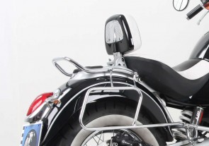 Saddlebag tube-carrier for leatherbags - chrome for BMW R 850 / 1200 C