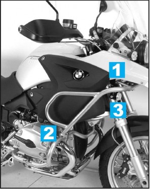 Tankguard - black for BMW R 1200 GS 2004-2007