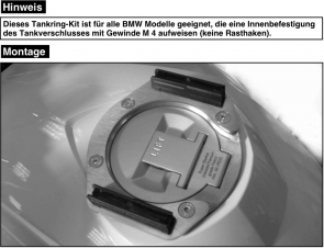 Tankring Lock-it mounting for BMW R 1200 GS Adventure (2006-2013)