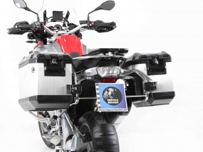 Sidecarrier Cutout stainless steel incl. Xplorer Cutout sideboxes for BMW R1200GS LC (2013-)