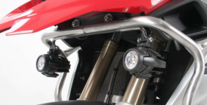 Carrier for original BMW R1200GS LC fog lights