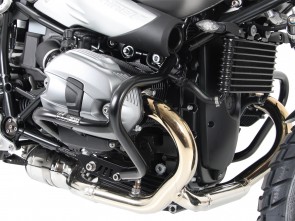 Engine protection bar - black for BMW R nineT Scrambler from 2016