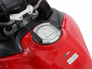 Tankring Lock-it universal 6 hole mounting silver for Ducati Multistrada 1260 Enduro (2019-)