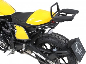 Alurack topcasecarrier – black for Ducati Scrambler 800 (2019-)