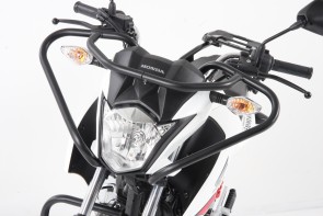 Driving school protection bar front - black for Honda CB 125 F (2015-2020)