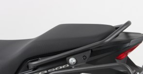 Pillion seat grab handle