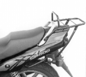 Tube Topcasecarrier – black for Honda CB 500 / S from 1993