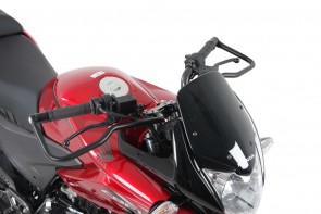 Driving school protection bar front - black for Honda CBF 125 until 2014