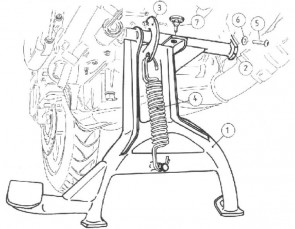 Center Stand for Honda CBF 500