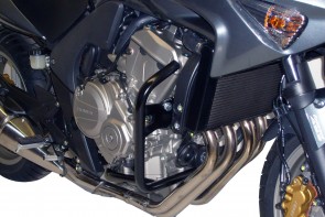 Engine protection bar - black for Honda CBF 600 S/N from 2008