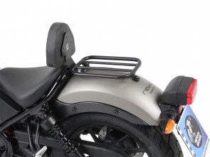 Solorack with backrest - black for Honda CMX500 Rebel from 2017