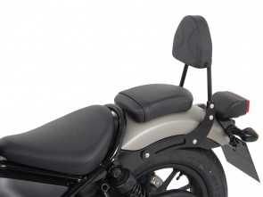 Sissybar without rearrack - black for Honda CMX500 Rebel from 2017