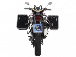 Sidecarrier Cutout stainless steel incl. Xplorer black sideboxes for Honda CRF1000L Africa Twin (2016-2017)