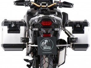 Sidecarrier Cutout stainless steel incl. Xplorer Cutout sideboxes for Honda Honda CRF 1100L Africa Twin Adventure Sports (2020-)