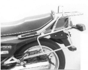 Side- and Topcasecarrierset – black for Honda CX 500 Euro / Turbo / 650 Euro