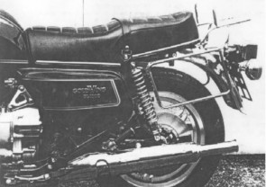 Side- and Topcasecarrierset – chrome for Honda GL 1000 from 1979