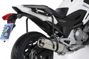 Driving school protection bar lock-it back - black for Honda NC 700 X (2012-2013)/750 X/DCT (2014-2020)