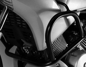 Engine protection bar - black for Honda Varadero 125 from 2007