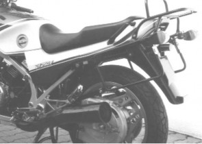 Side- and Topcasecarrierset – black for Honda VF 750 F