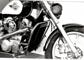 Engine protection bar - chrome for Honda VT 1100 C until 1994
