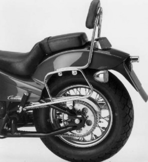 Saddlebag tube-carrier for leatherbags - chrome for Honda VT 600 C