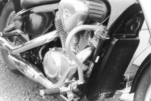 Engine protection bar - chrome for Honda VT 600 C