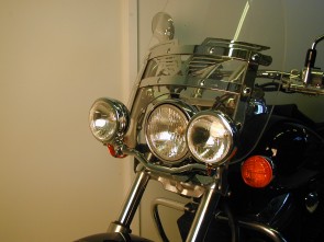 Twinlight-Set for model with windscreen for Honda VT 750 Shadow from 2008