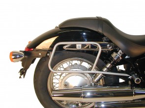 Saddlebag tube-carrier for leatherbags - chrome for Honda VT 750 Shadow Spirit