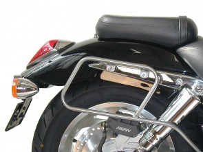 Saddlebag tube-carrier for leatherbags - chrome for Honda VTX 1800