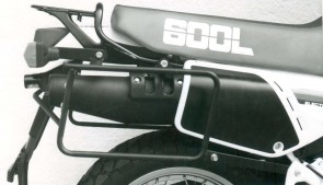 Sidecarrier permanent mounted - black for Honda XL 600 LM  1985/1986