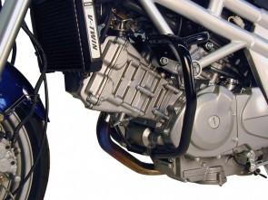 Engine protection bar - black for Hyosung GT 650 Naked