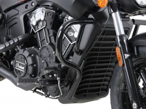 Engine protection bar - black for Indian Scout Bobber from 2017