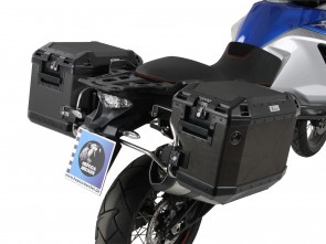 Sidecarrier Cutout stainless steel incl. Xplorer black sideboxes for KTM 1050/1190/ Adventure / R (2013-)