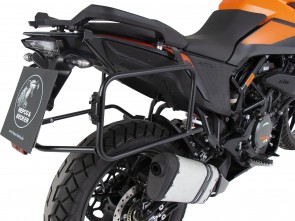 Sidecarrier permanent mounted - black for KTM 390 Adventure (2020-)