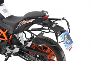 Sidecarrier permanent mounted - black for KTM 390 Duke until 2016