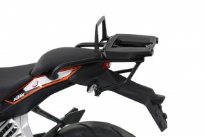 Alurack topcasecarrier – black for KTM 390 Duke until 2016