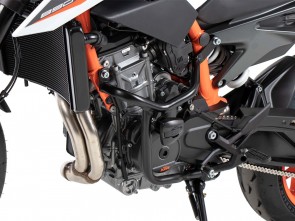 Engine protection bar incl. protectionpad - black for KTM 890 Duke R (2020-)