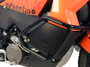 Engine protection bar - black for KTM 950 / 990 Adventure LC 8