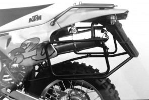 Sidecarrier permanent mounted - black for KTM LC4 400 / 620 1997 / R620 1998