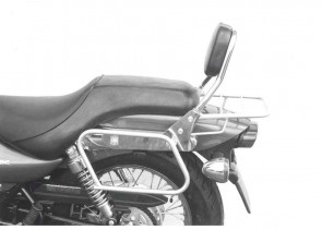 Tube Topcasecarrier – chrome for Kawasaki EL125