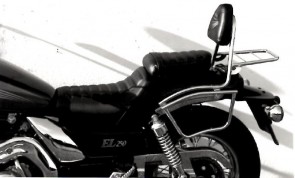 Sissybar without rearrack for Kawasaki EL 250 / EL 252