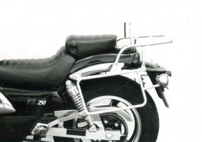 Side- and Topcasecarrierset – chrome for Kawasaki EL 250 / EL 252